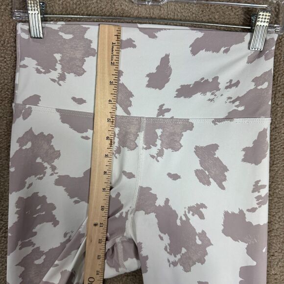 Beach Riot Piper Leggings Womens‎ Medium Taupe Cow High Rise Active Athletic - Picture 7 of 12